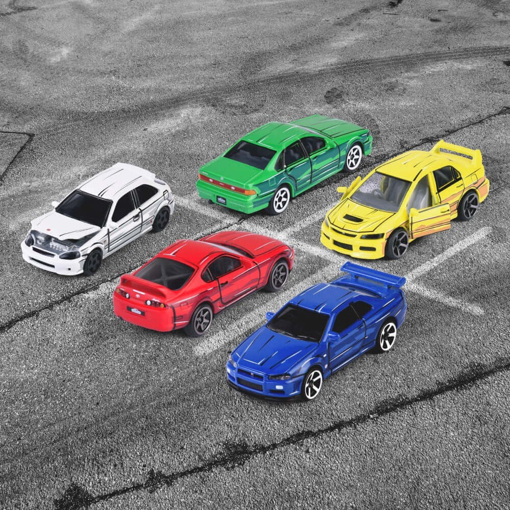 Majorette 5'li Diecast Koleksiyon Arabaları Seti Japan Series - Roket Oyuncak