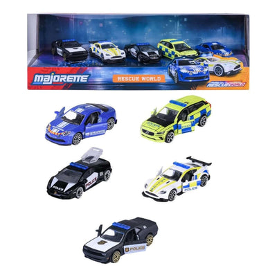 Majorette 5'li Giftpack Model Araçlar Rescue World - Roket Oyuncak