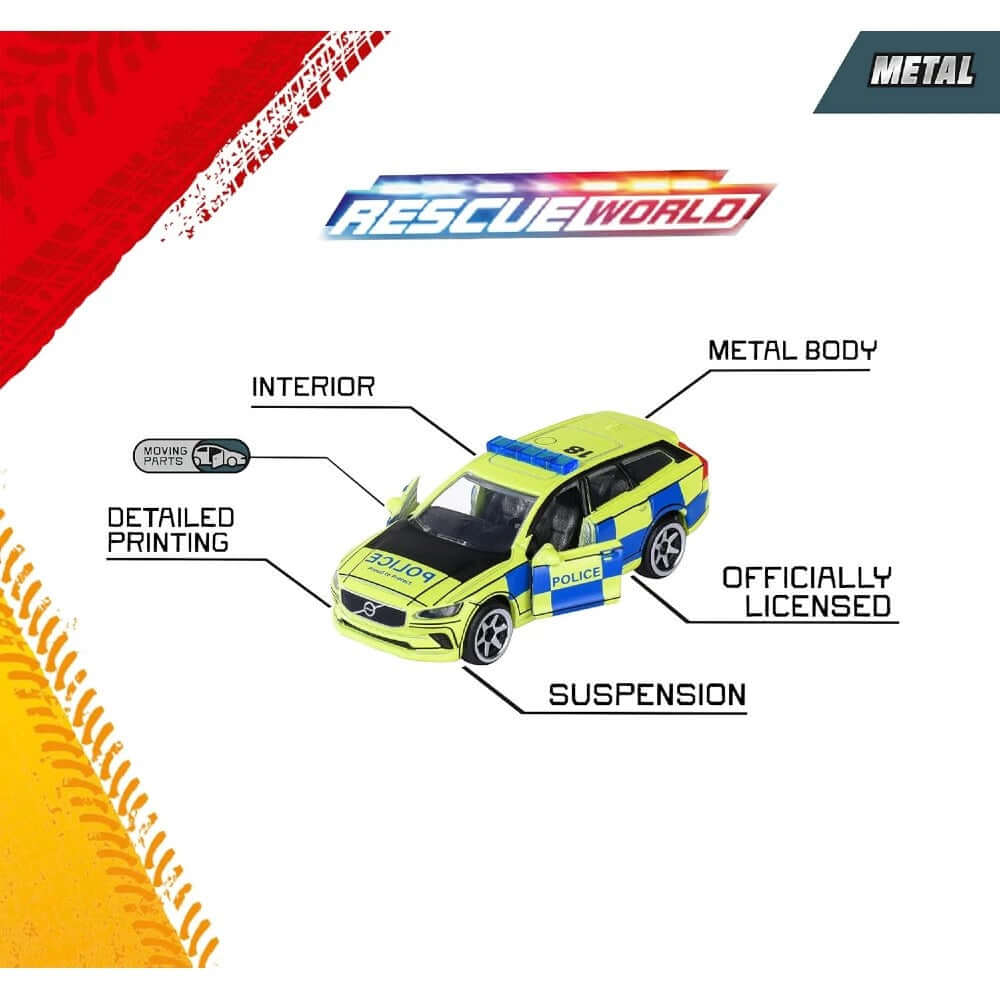 Majorette 5'li Giftpack Model Araçlar Rescue World - Roket Oyuncak