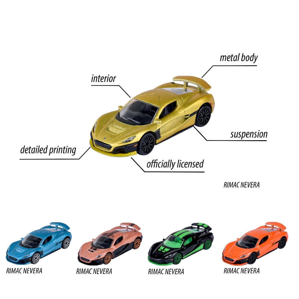 Majorette 5'li Giftpack Rimac Nevera Edition - Roket Oyuncak
