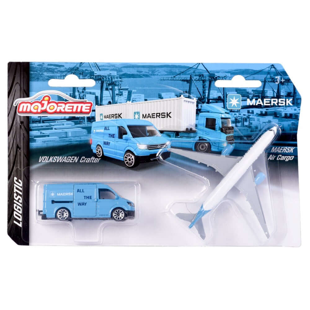Majorette Logistic Maersk Series Maersk Air Cargo Wv Crafter - Roket Oyuncak