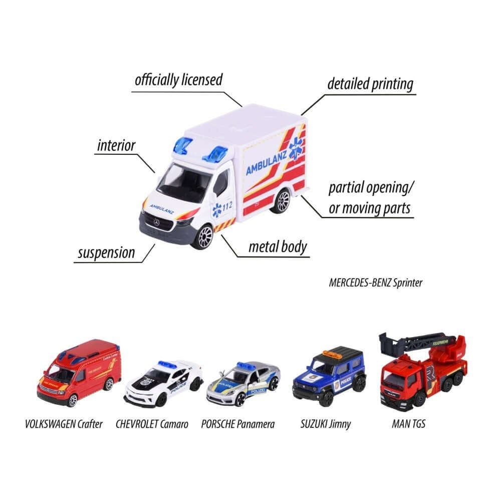 Majorette SOS Model Arabalar Chevrolet Camaro - Roket Oyuncak