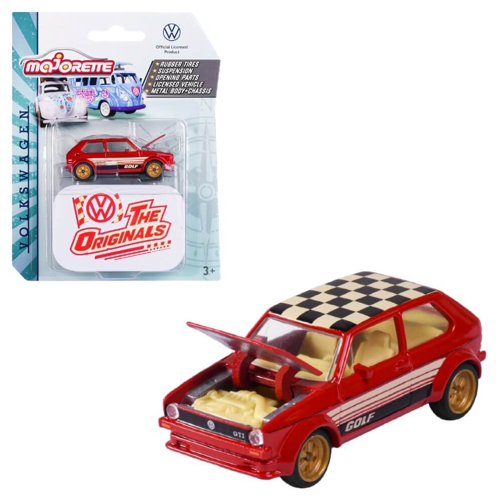 Majorette Vw The Originals Deluxe Serisi Golf MK 1 Kırmızı - Roket Oyuncak