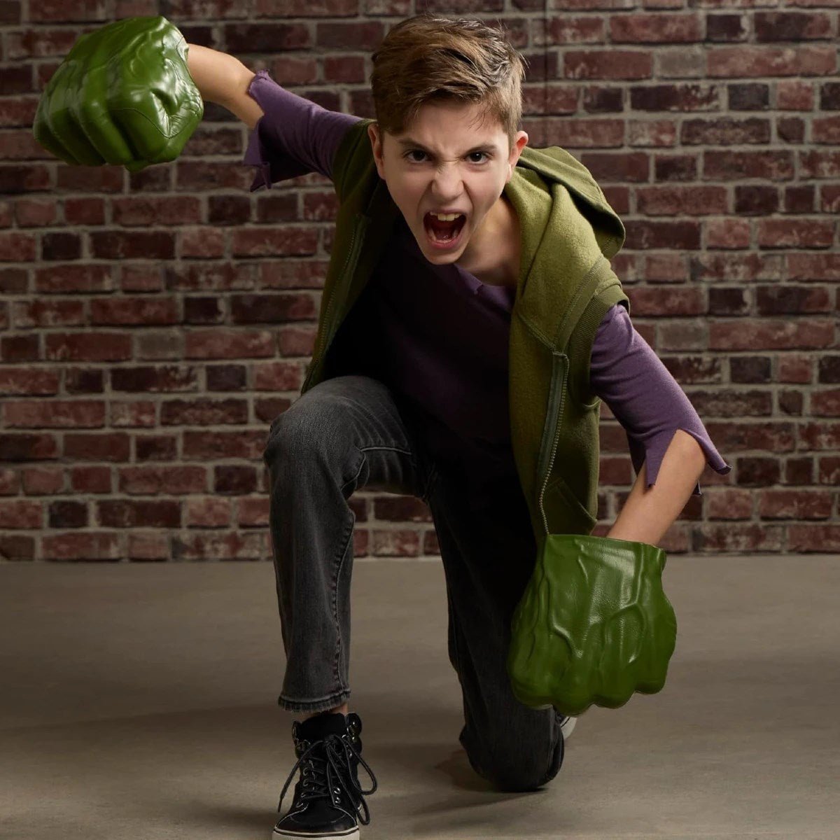 Marvel Spider-Man Brand New Day Hulk Gama Parçalama Yumrukları Yumuşak Köpükten Süper Kahraman Rol Yapma Seti - Roket Oyuncak