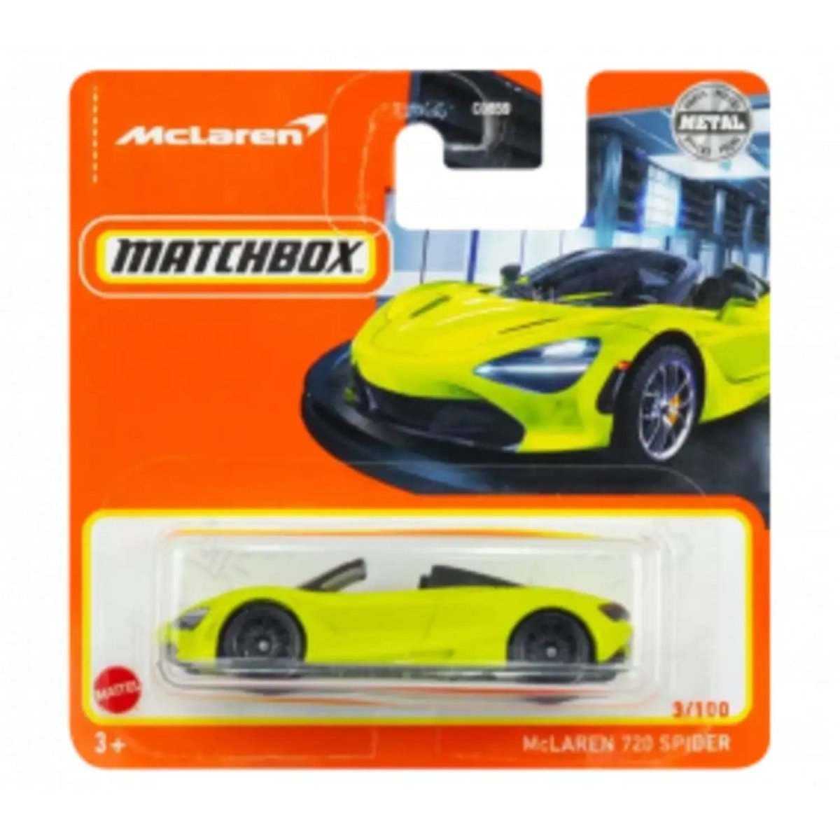 Matchbox 1:64 Tekli Arabalar McLaren 720 Spider C0859 - HFR66 - Roket Oyuncak