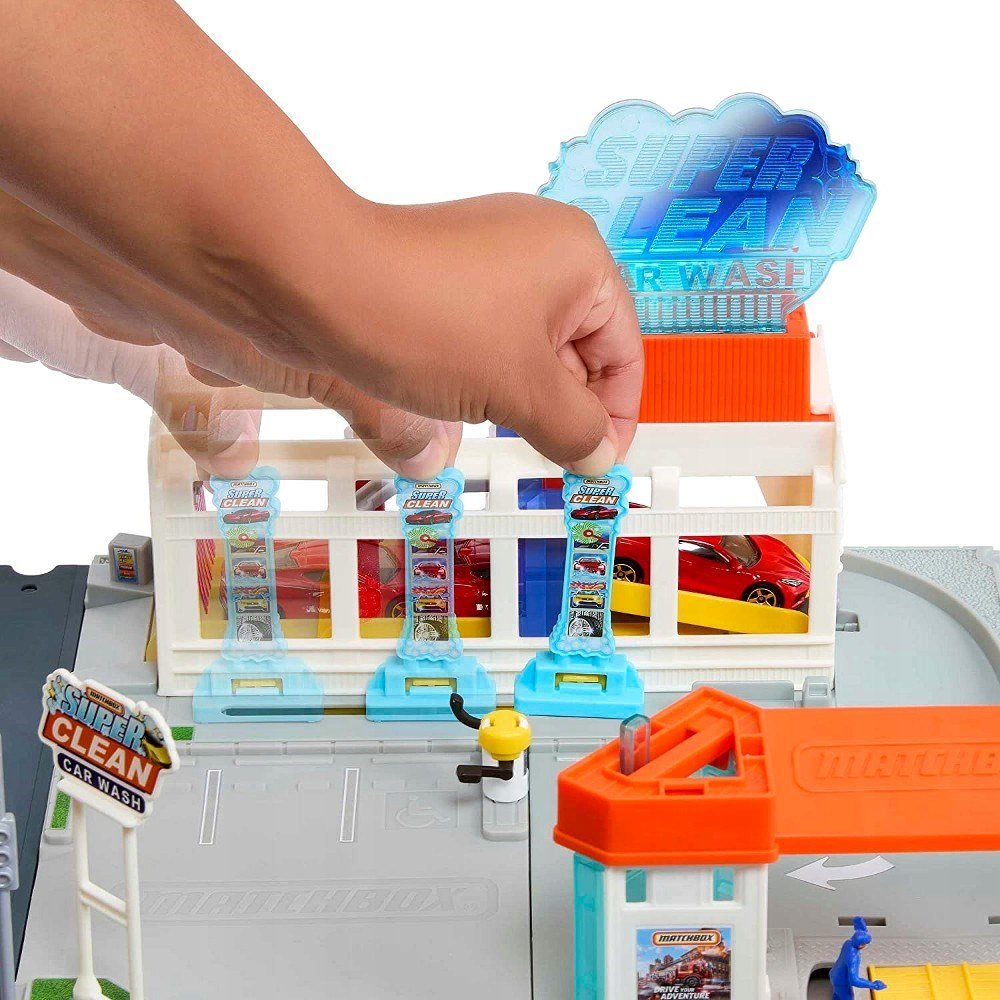 Matchbox Aksiyon Sürücüleri Oyun Seti Super Clean Car Wash - Roket Oyuncak