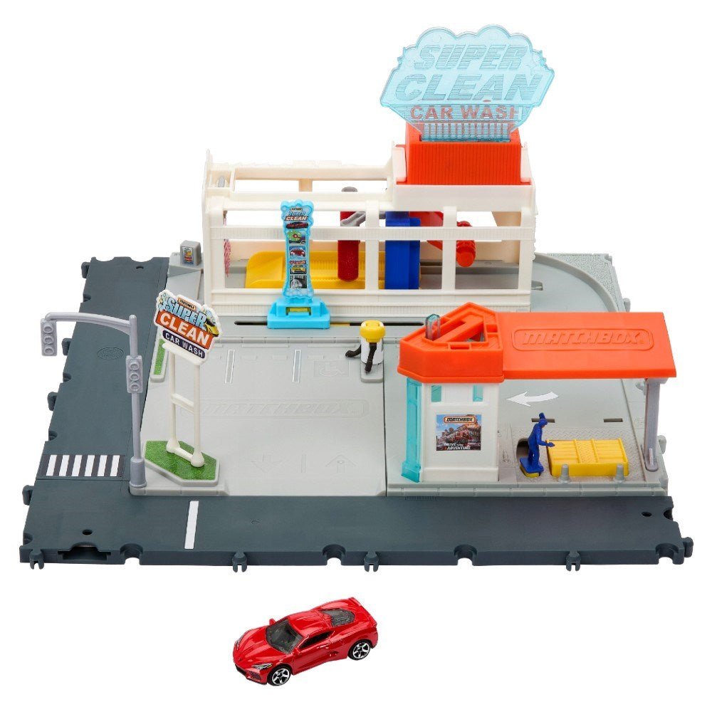 Matchbox Aksiyon Sürücüleri Oyun Seti Super Clean Car Wash - Roket Oyuncak