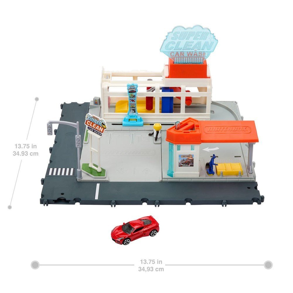 Matchbox Aksiyon Sürücüleri Oyun Seti Super Clean Car Wash - Roket Oyuncak