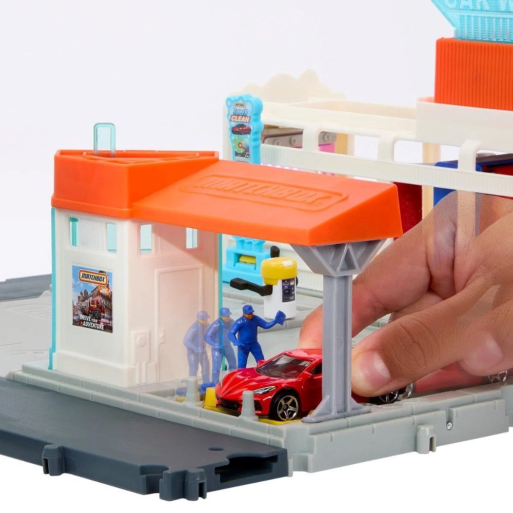 Matchbox Aksiyon Sürücüleri Oyun Seti Super Clean Car Wash - Roket Oyuncak