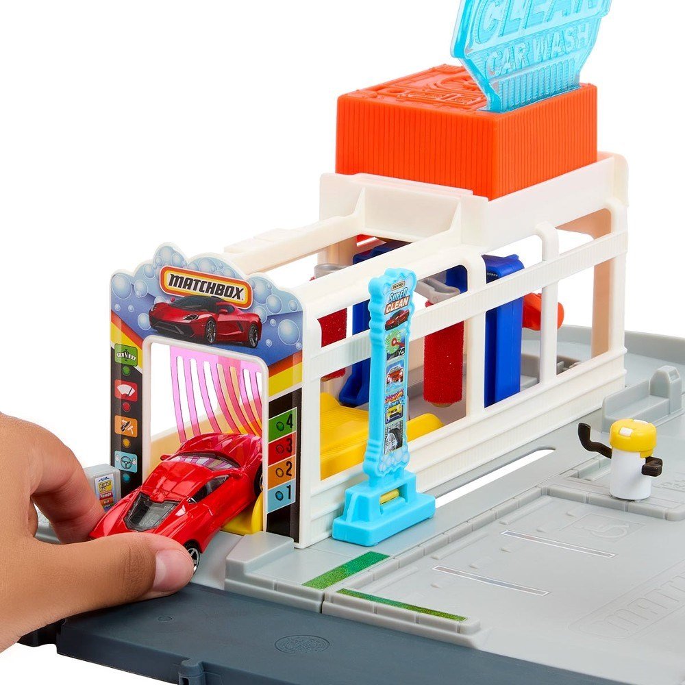 Matchbox Aksiyon Sürücüleri Oyun Seti Super Clean Car Wash - Roket Oyuncak