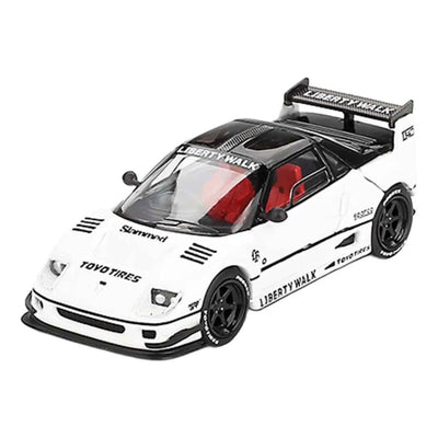 Mazda AZ - 1 Liberty Walk LB40 2024 Tokyo Auto Salon White RHD 1:64 Diecast Model Araba - Roket Oyuncak