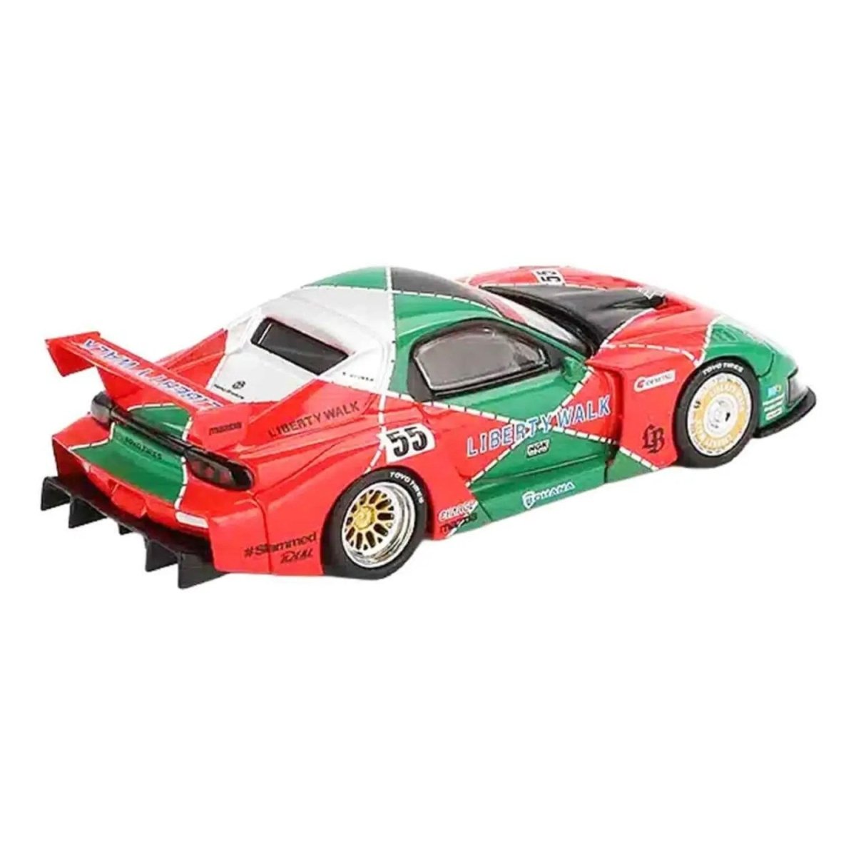 Mazda RX - 7 LB - Super Silhouette 787B RHD 1:64 Diecast Model Araba - Roket Oyuncak