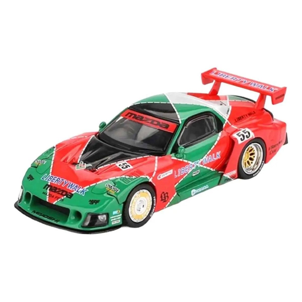 Mazda RX - 7 LB - Super Silhouette 787B RHD 1:64 Diecast Model Araba - Roket Oyuncak