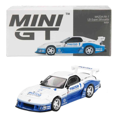 Mazda RX - 7 LB - Super Silhouette IMSA 1:64 Diecast Model Araba - Roket Oyuncak