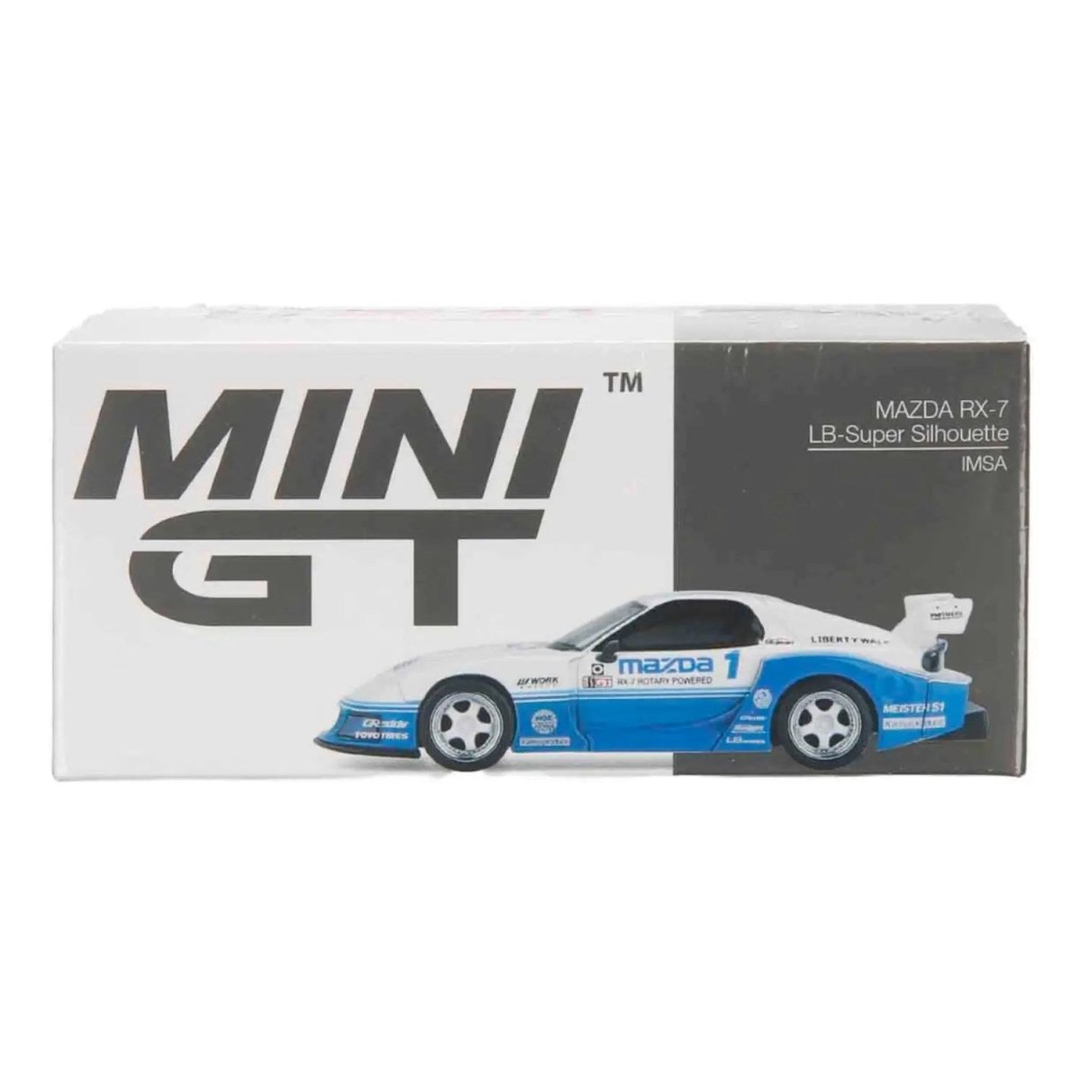 Mazda RX - 7 LB - Super Silhouette IMSA 1:64 Diecast Model Araba - Roket Oyuncak
