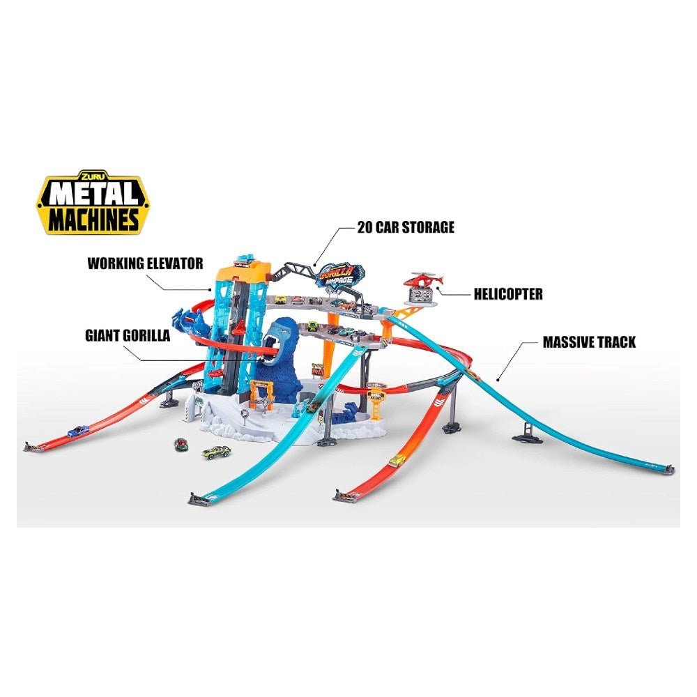 Metal Machines S1 Gorilla Dev Garaj Oyun Seti MEA03000 - Roket Oyuncak