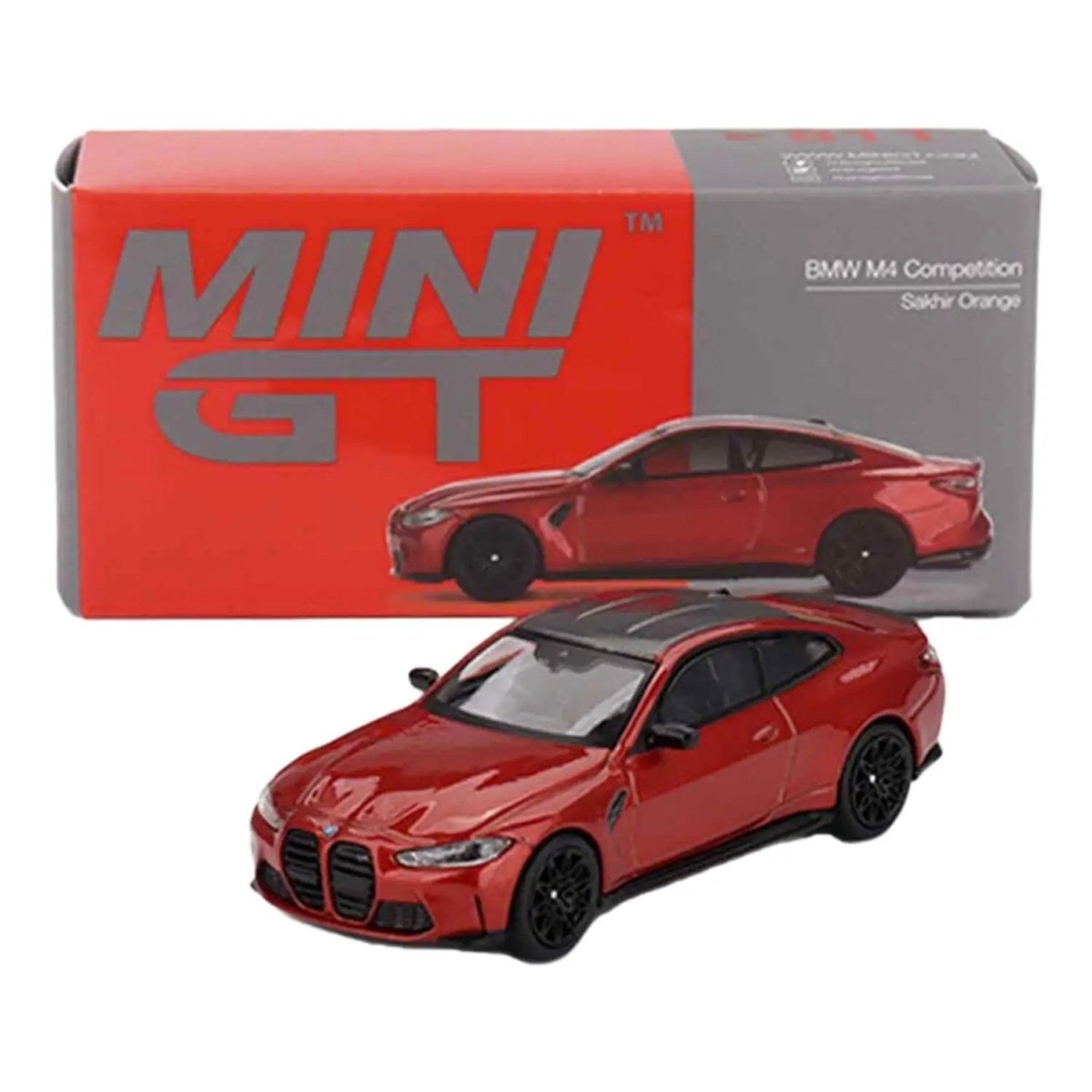 Mini GT 1:64 BMW M4 Competition G82 Sakhir Orange MGT00811 - Roket Oyuncak