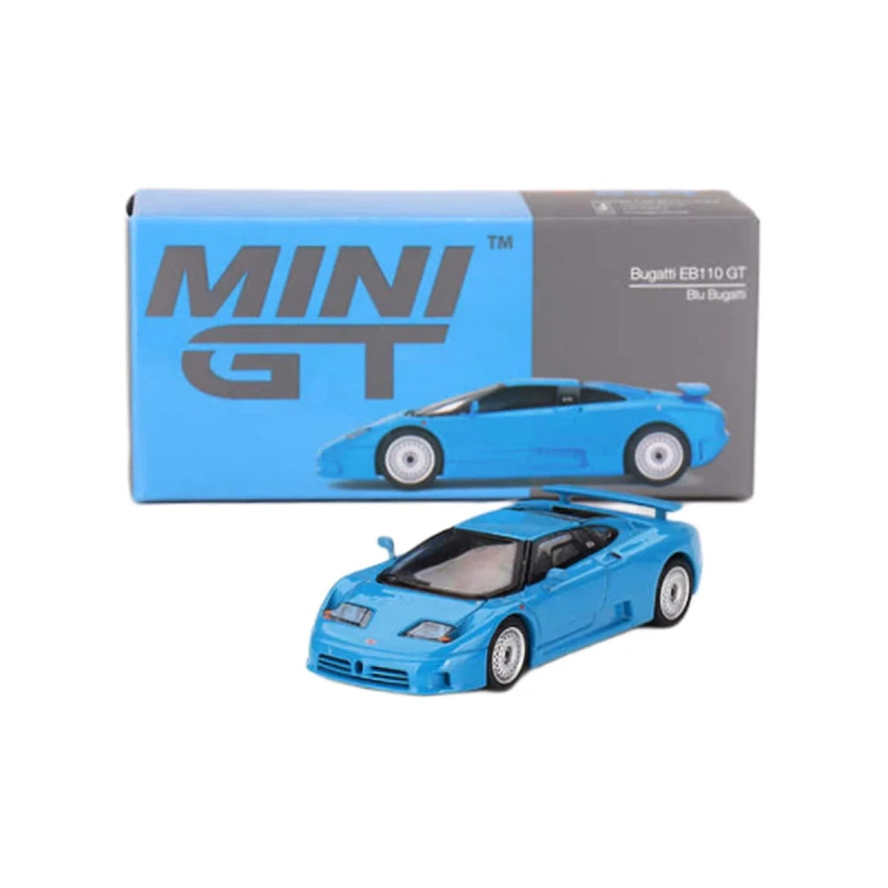 Mini GT 1:64 Bugatti EB110 GT Blu Bugatti