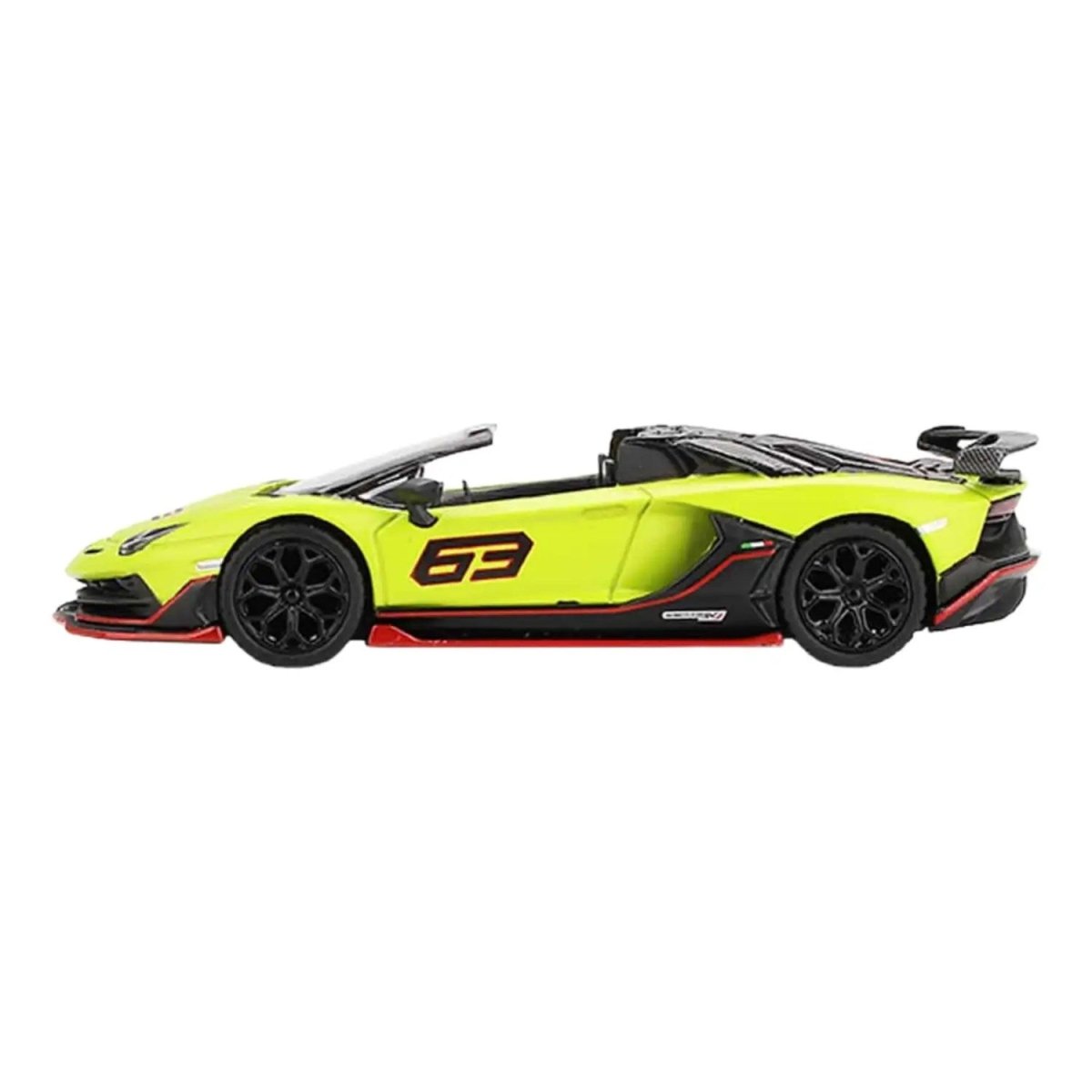 Mini GT 1:64 Lamborghini Aventador SVJ 63 Roadster Verde Shock MGT00887 - BL - Roket Oyuncak