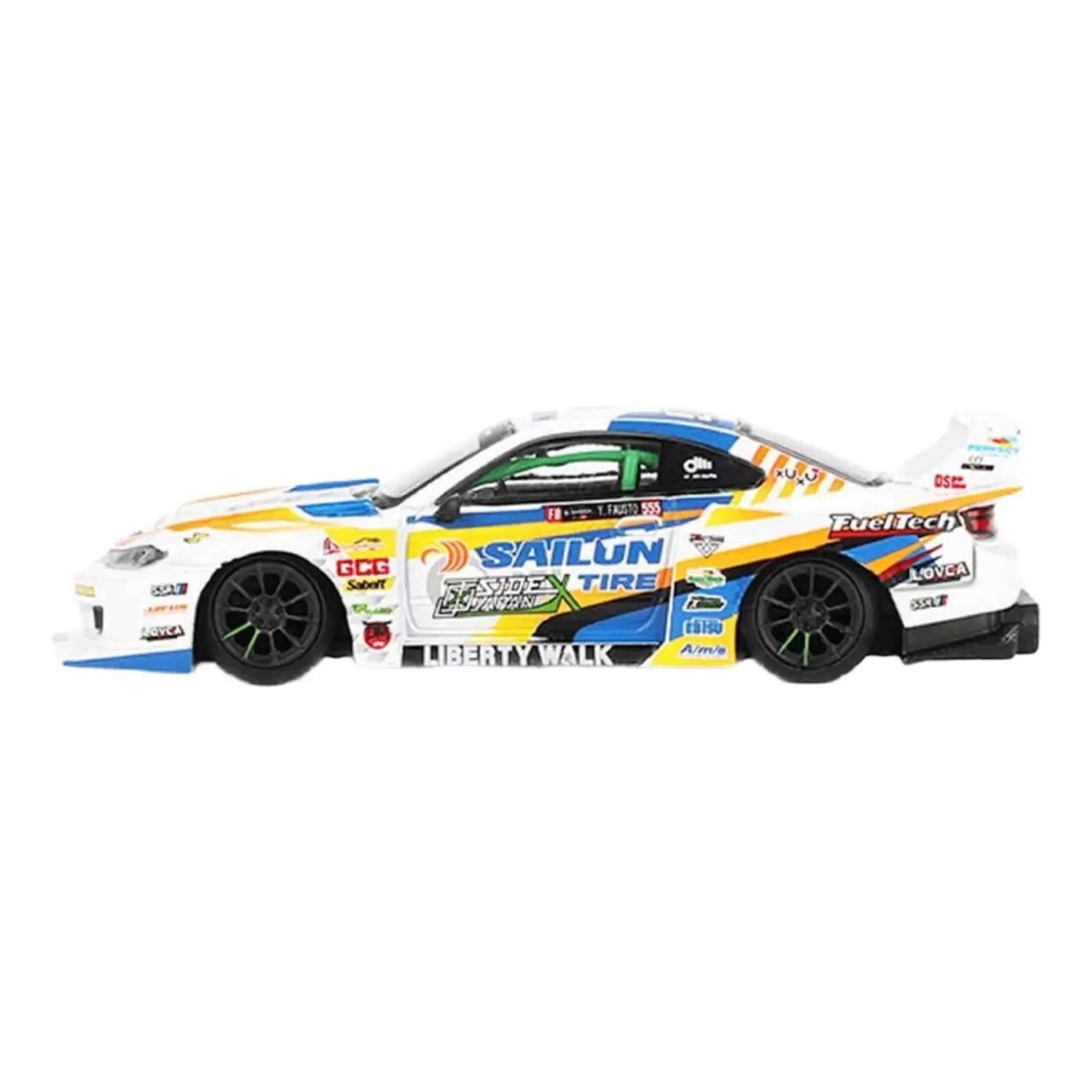 Mini GT 1:64 Nissan LB - Super Silhouette S15 SILVIA MGT00895 - BL - Roket Oyuncak