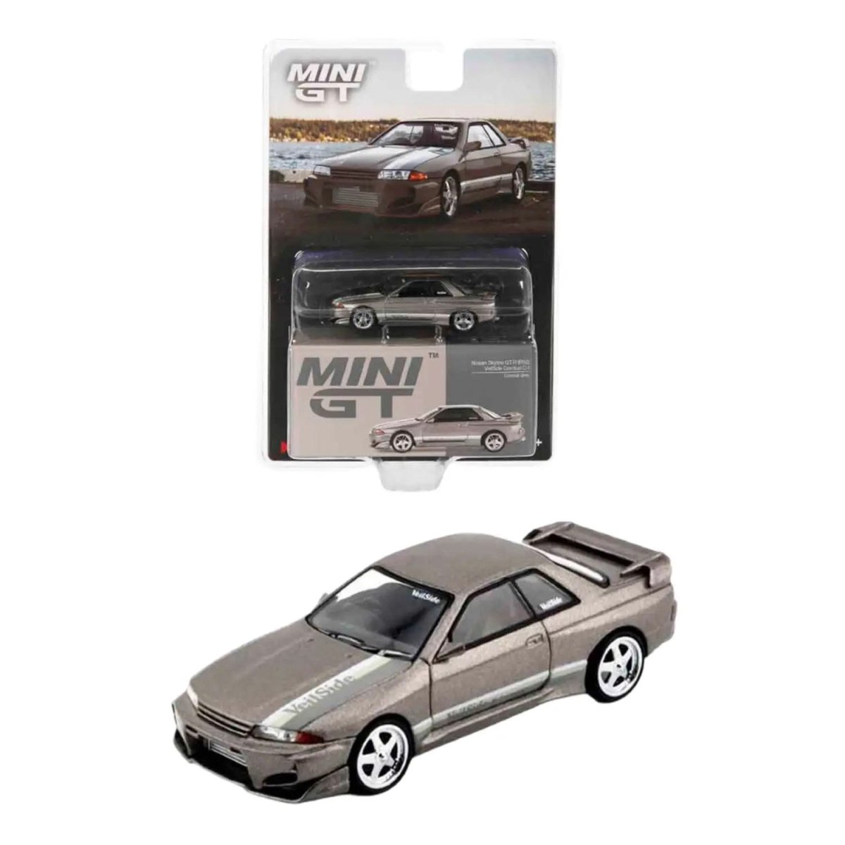 Mini GT 1:64 Nissan Skyline GT - R (R32) Veilside Combat C - I Combat Grey - Roket Oyuncak