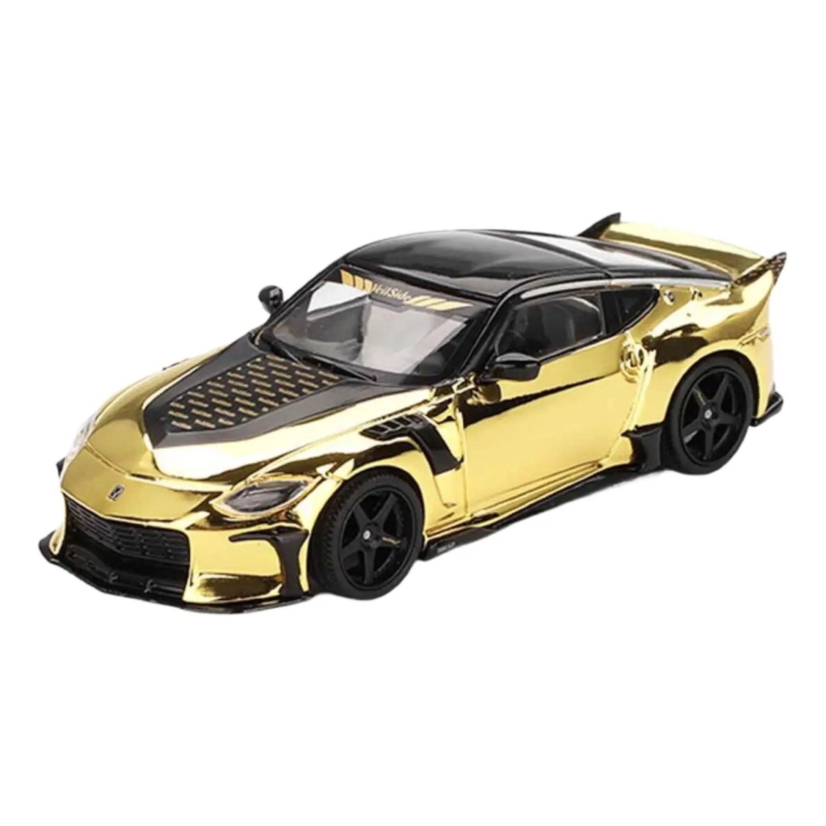 Mini GT 1:64 Nissan Z VeilSide FFZ400 Gold Chrome MGT00985 - Roket Oyuncak