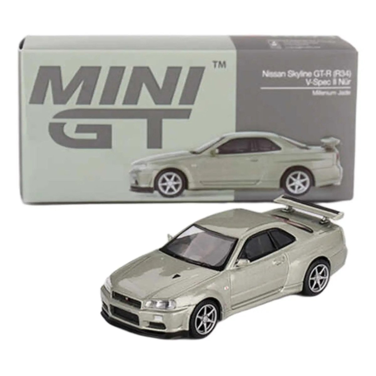 Mini GT 1:64 Scale Nissan Skyline GT - R (R34) Tommykaira R - z Millenium Jade MGT00697 - L - Roket Oyuncak