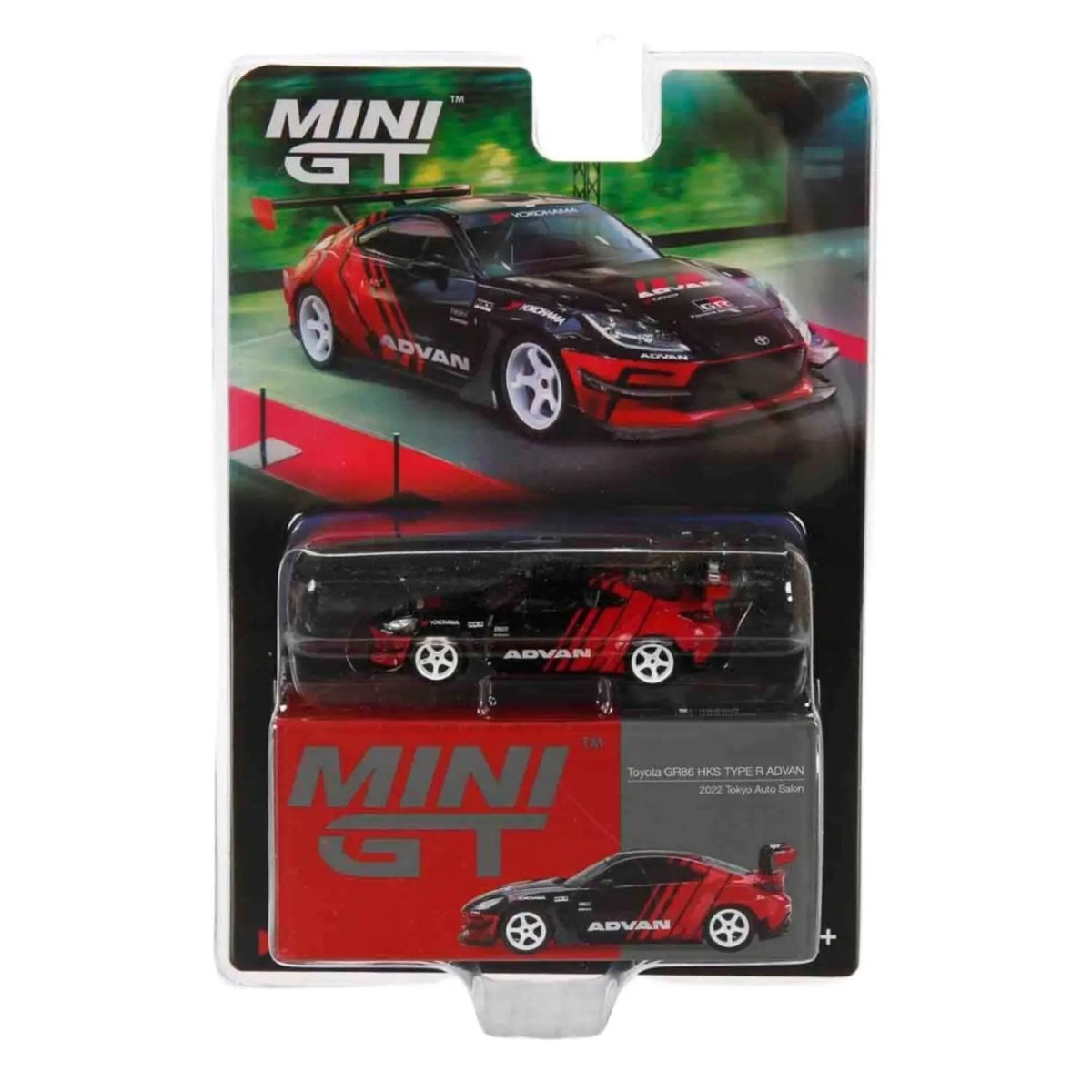 Mini GT 1:64 Toyota GR86 HKS TYPE R ADVAN 2022 Tokyo Auto Salon MGT00956 - BL - Roket Oyuncak