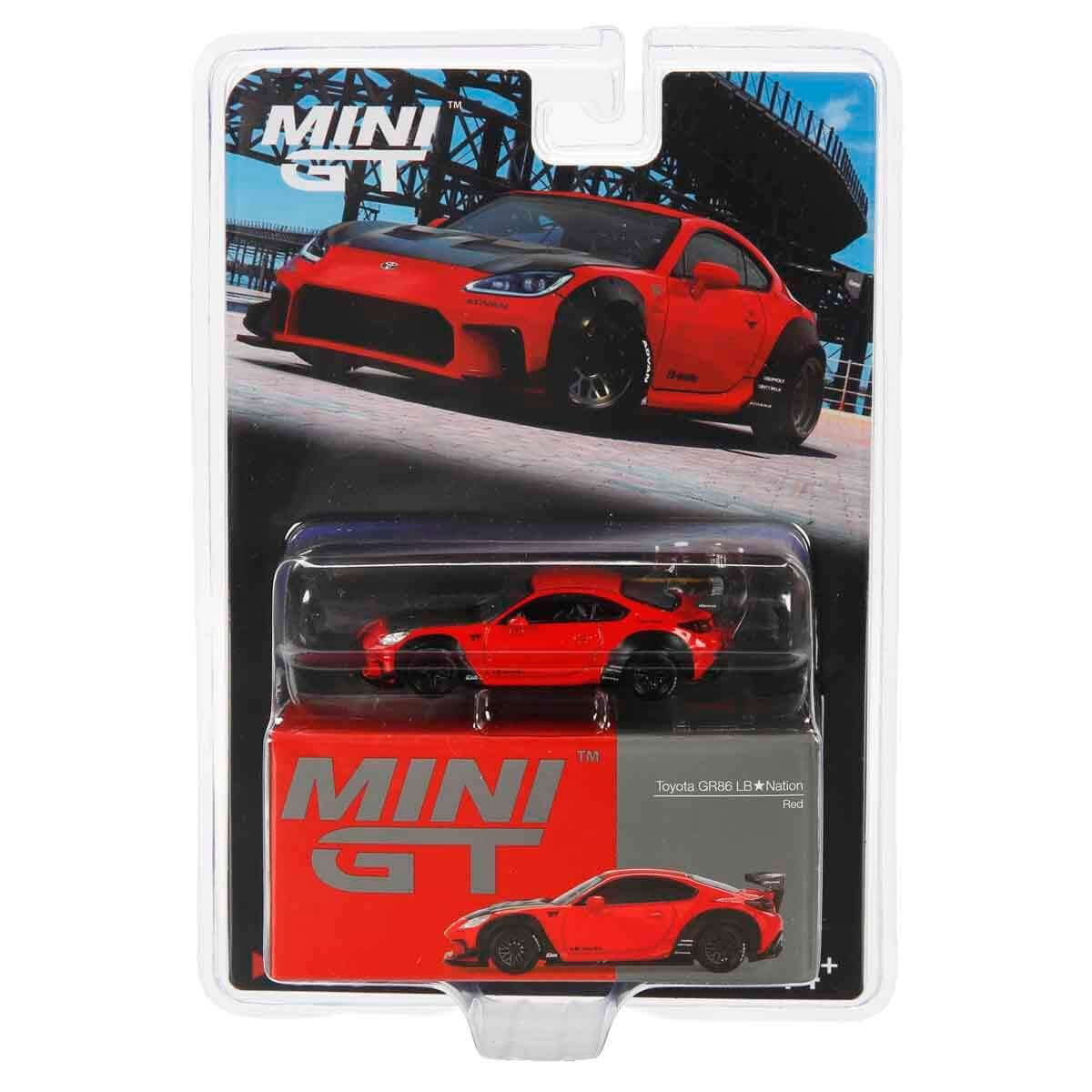 Mini GT 1:64 Toyota GR86 LB Nation Red MGT00885 - BL - Roket Oyuncak
