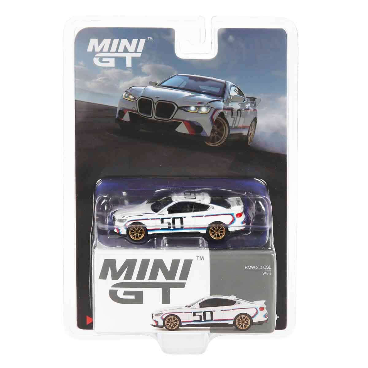 Mini GT Bmw 3.0 CSL White LHD MGT00863 - BL - Roket Oyuncak