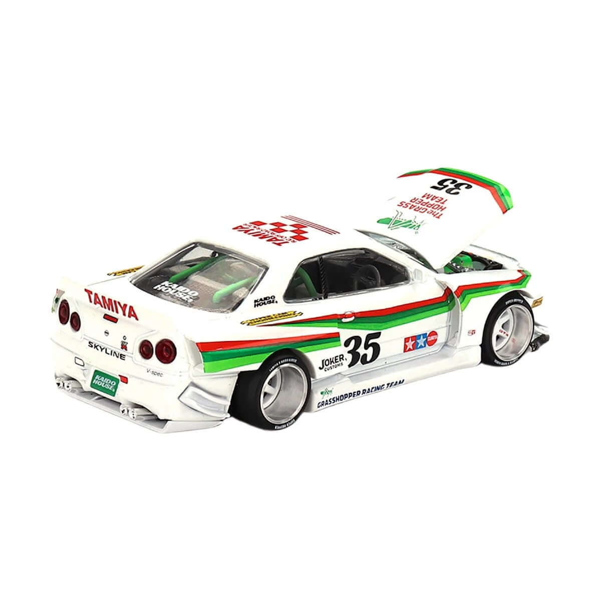 Mini GT Kaido House Nissan Skyline GT R R34 The Grasshopper - Roket Oyuncak
