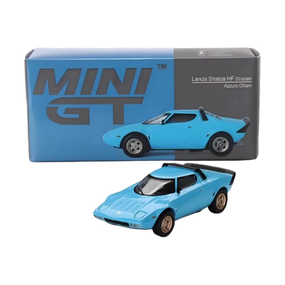 Mini GT Lancia Stratos HF Stradale Azzuro Chiaro MGT00624 - Roket Oyuncak