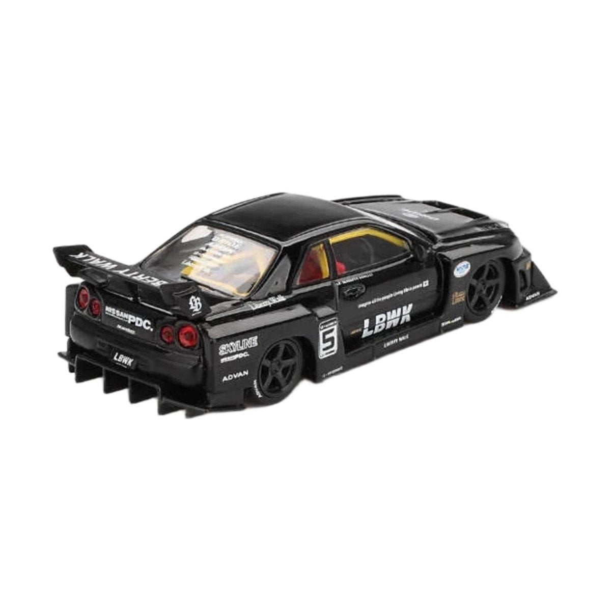 Mini GT Nissan LB - ER34 Super Silhouette Skyline Black RHD - Roket Oyuncak