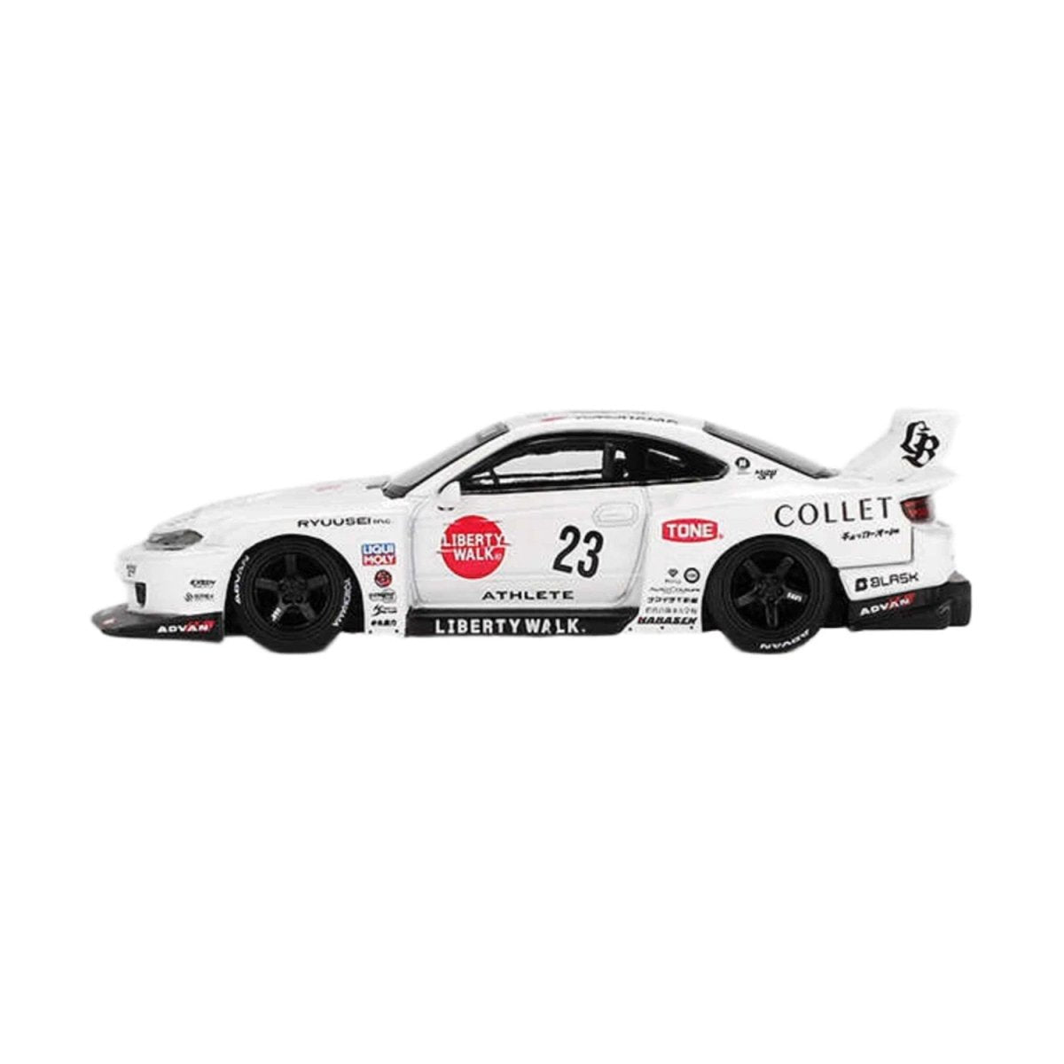 Mini GT Nissan LB - Super Silhouette S15 Silvia Athlete RHD - Roket Oyuncak