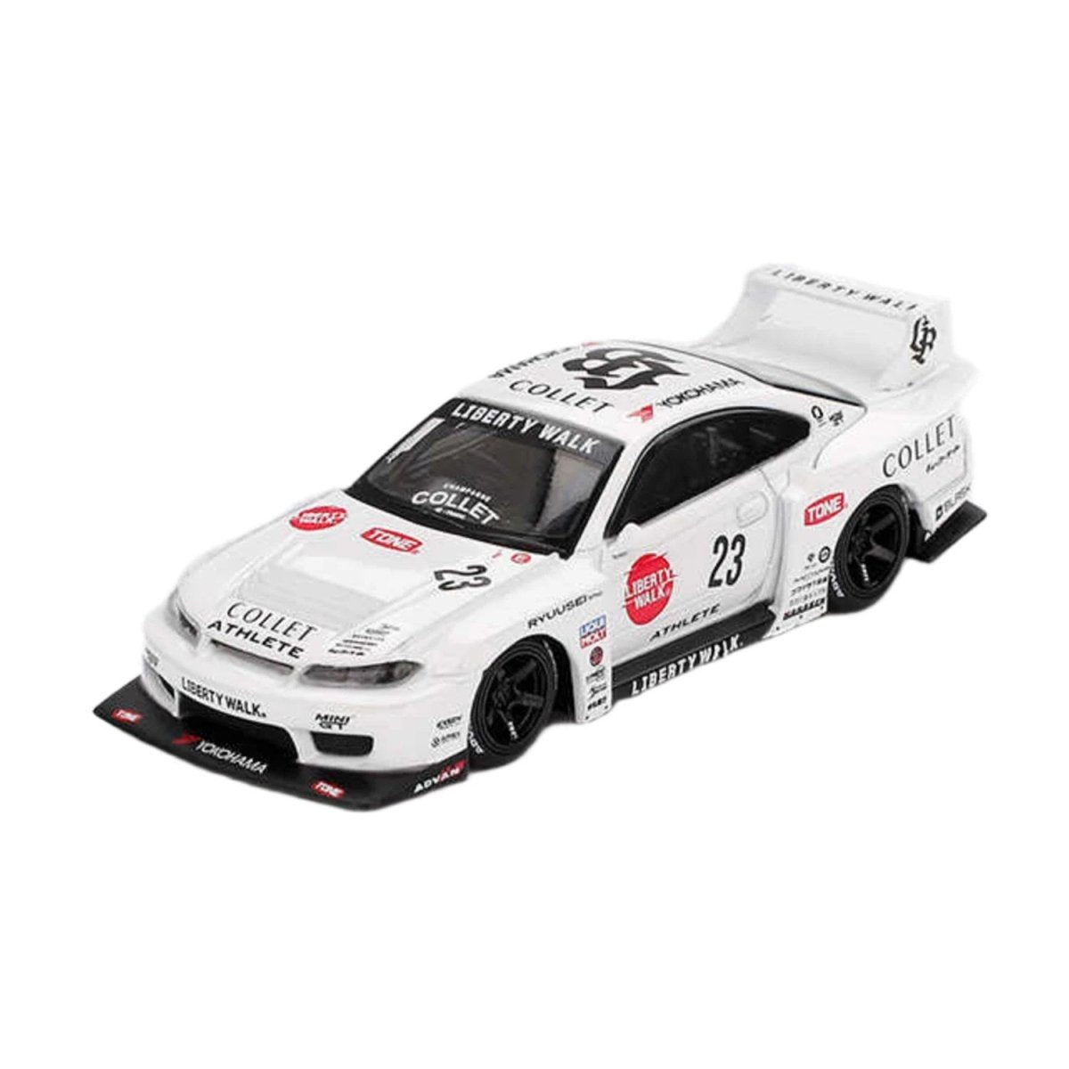 Mini GT Nissan LB - Super Silhouette S15 Silvia Athlete RHD - Roket Oyuncak