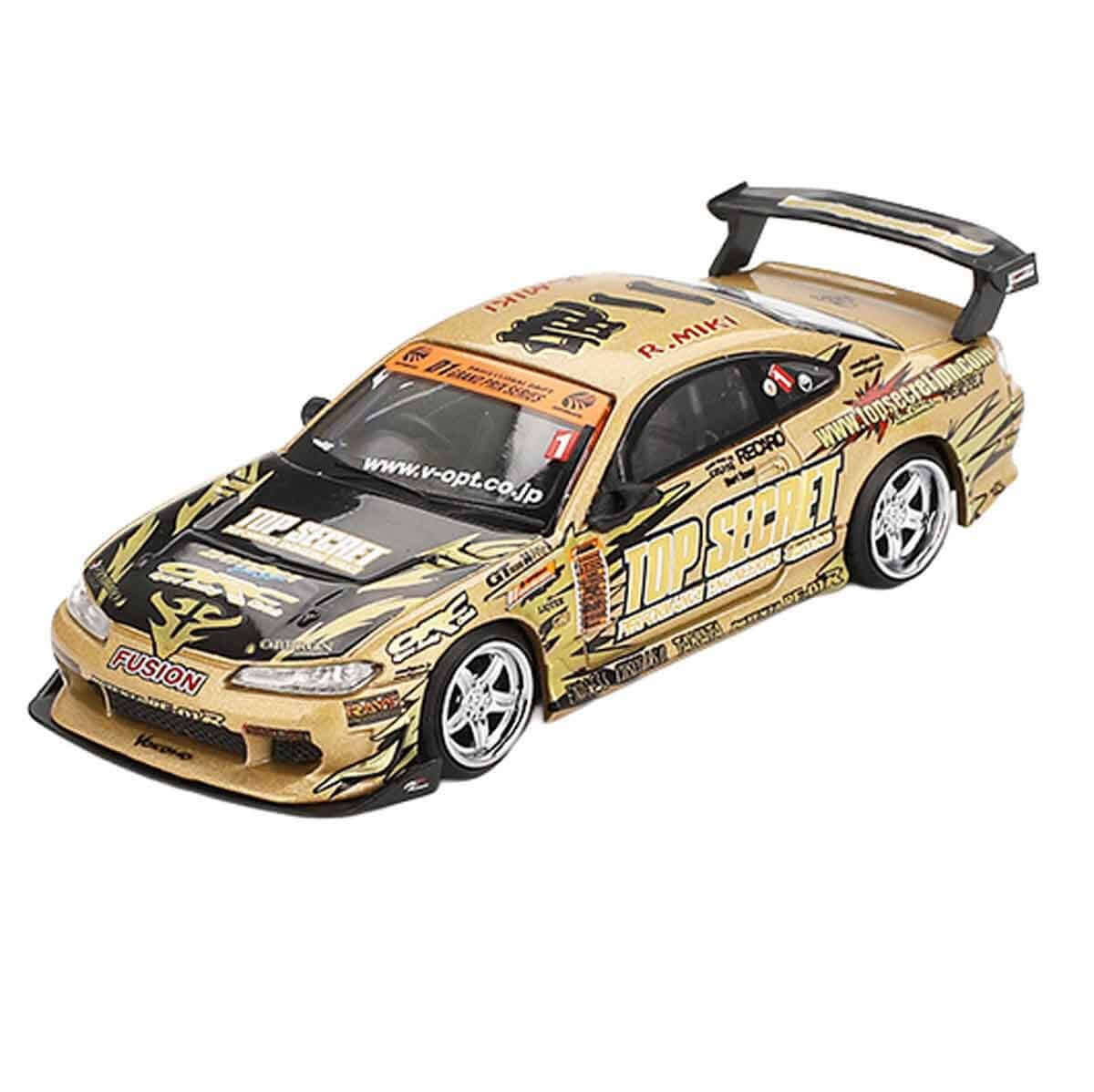Mini GT Nissan Silvia S15 Top Secret D1GP MGT00714 - BL - Roket Oyuncak