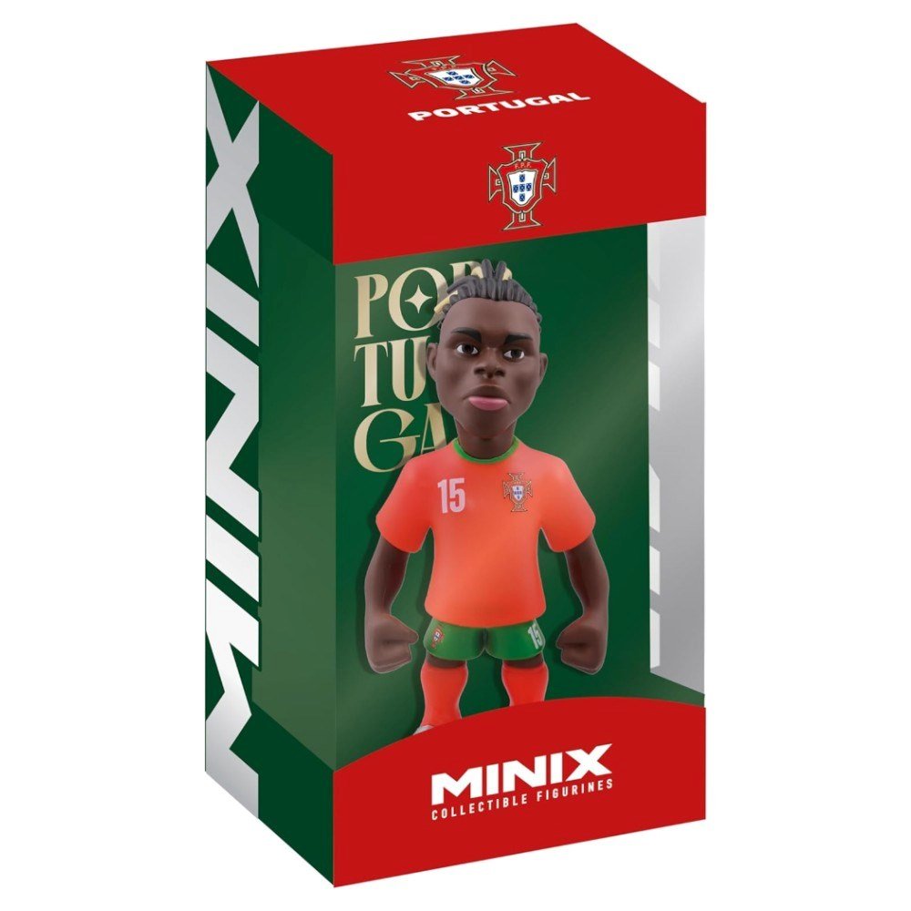 Minix Football Stars Portekiz Rafael Leão 12 cm Boyunda, Portekiz Milli Takım Formalı ve Özel Tasarım Koleksiyon Figürü (15) - Roket Oyuncak