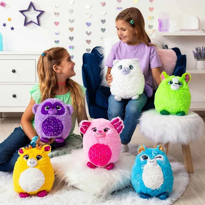 Misfittens Gemstones Sürpriz Peluş S5 Sarı Kapaklı Kutu İçinde Sıkışmış Yaramaz Kedi Serisi - Roket Oyuncak