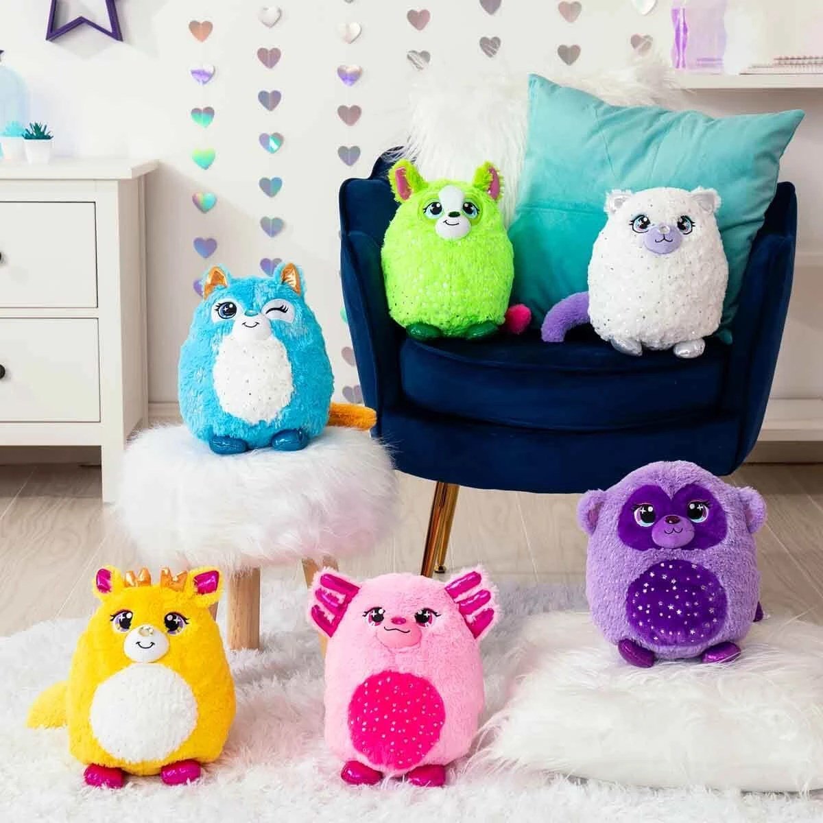 Misfittens Gemstones Sürpriz Peluş S5 Sarı Kapaklı Kutu İçinde Sıkışmış Yaramaz Kedi Serisi - Roket Oyuncak