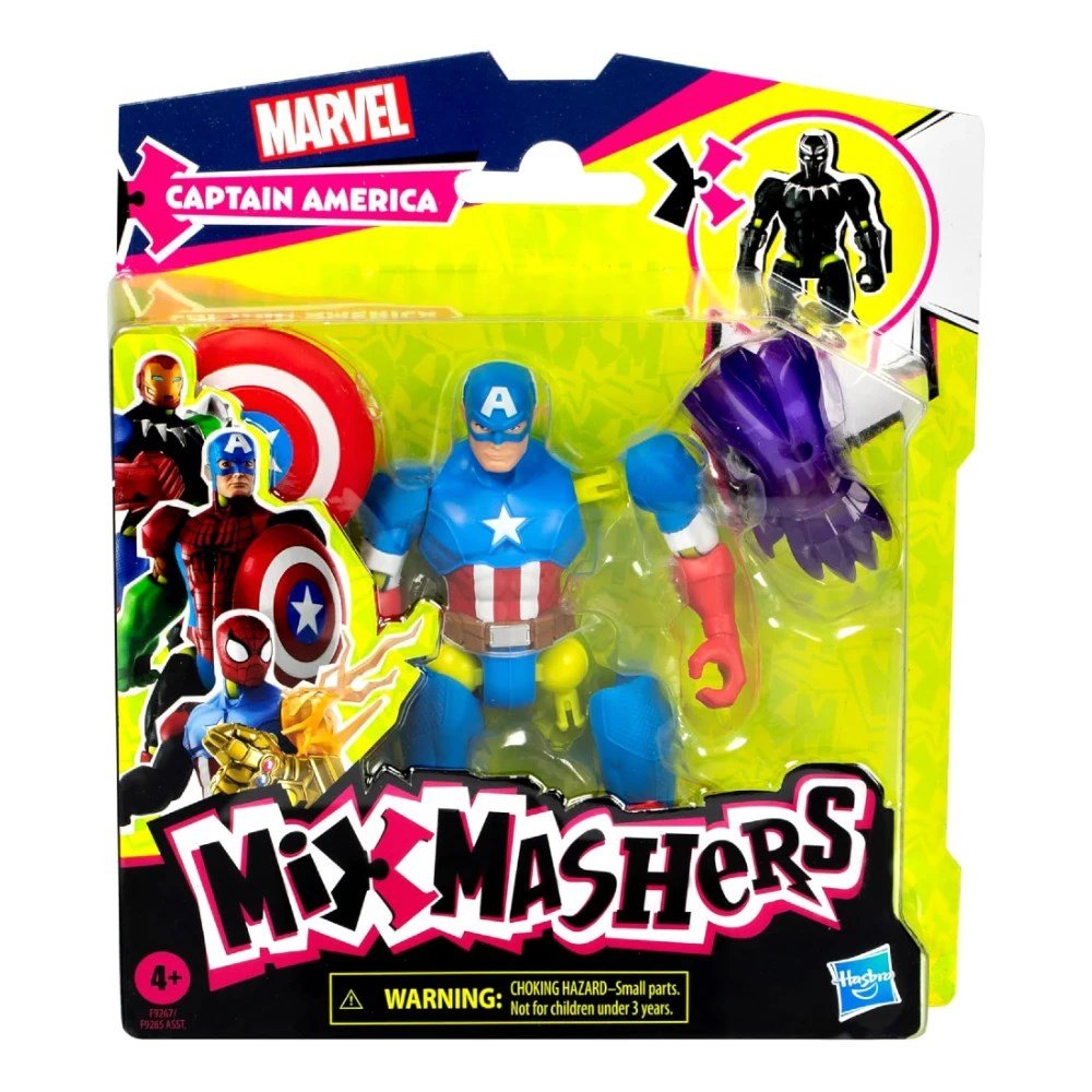 MixMashers Marvel Avengers Figür Captain America - Roket Oyuncak