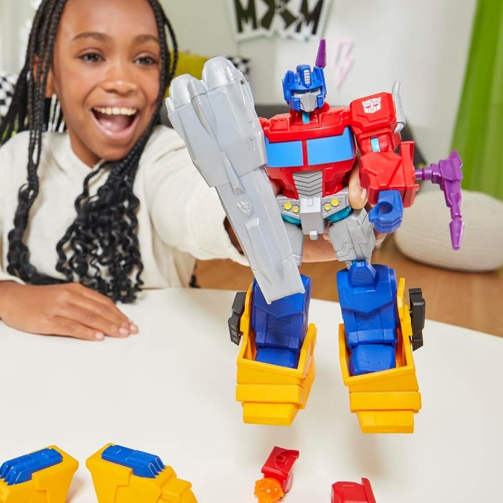 Mixmashers Transformers Deluxe Figür Optimus Prime F9737 - Roket Oyuncak