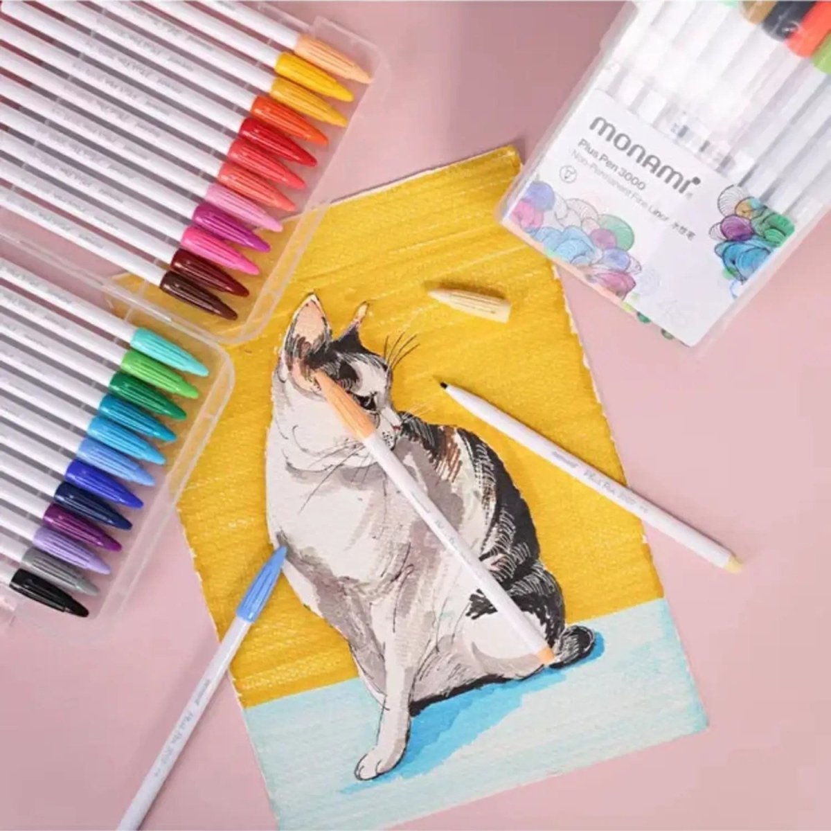 Monami Plus Pen 3000 Fineliner Çizim Kalemi 36 Renk - Roket Oyuncak
