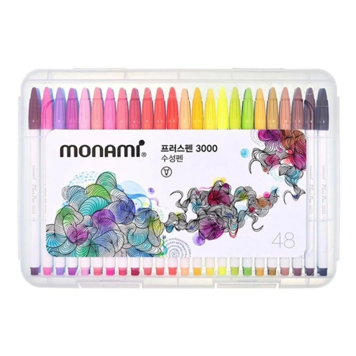 Monami Plus Pen 3000 Fineliner Çizim Kalemi 48 Renk - Roket Oyuncak