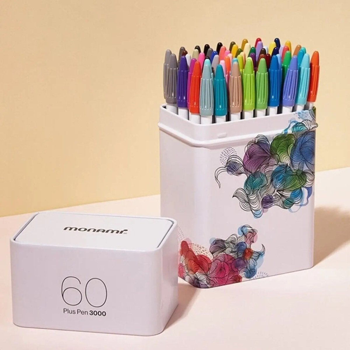 Monami Plus Pen 3000 Fineliner Çizim Kalemi 60 Renk - Roket Oyuncak