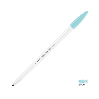 Monami Plus Pen 3000 Fineliner Çizim Kalemi BG01 Water Blue - Roket Oyuncak