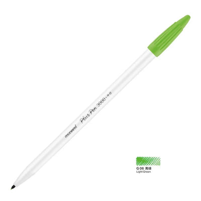 Monami Plus Pen 3000 Fineliner Çizim Kalemi G06 Light Green 0.38 mm İnce Uçlu Sanatsal Eskiz, İllüstrasyon ve Grafik Tasarım Kalemi - Roket Oyuncak