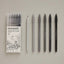 Monami Plus Pen 3000 Pigment Fineliner Çizim Kalemi 6'lı Set Gri Tonlar - Roket Oyuncak