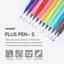 Monami Plus Pen S 12 Renk İnce Uç Keçeli Kalem Seti - Roket Oyuncak