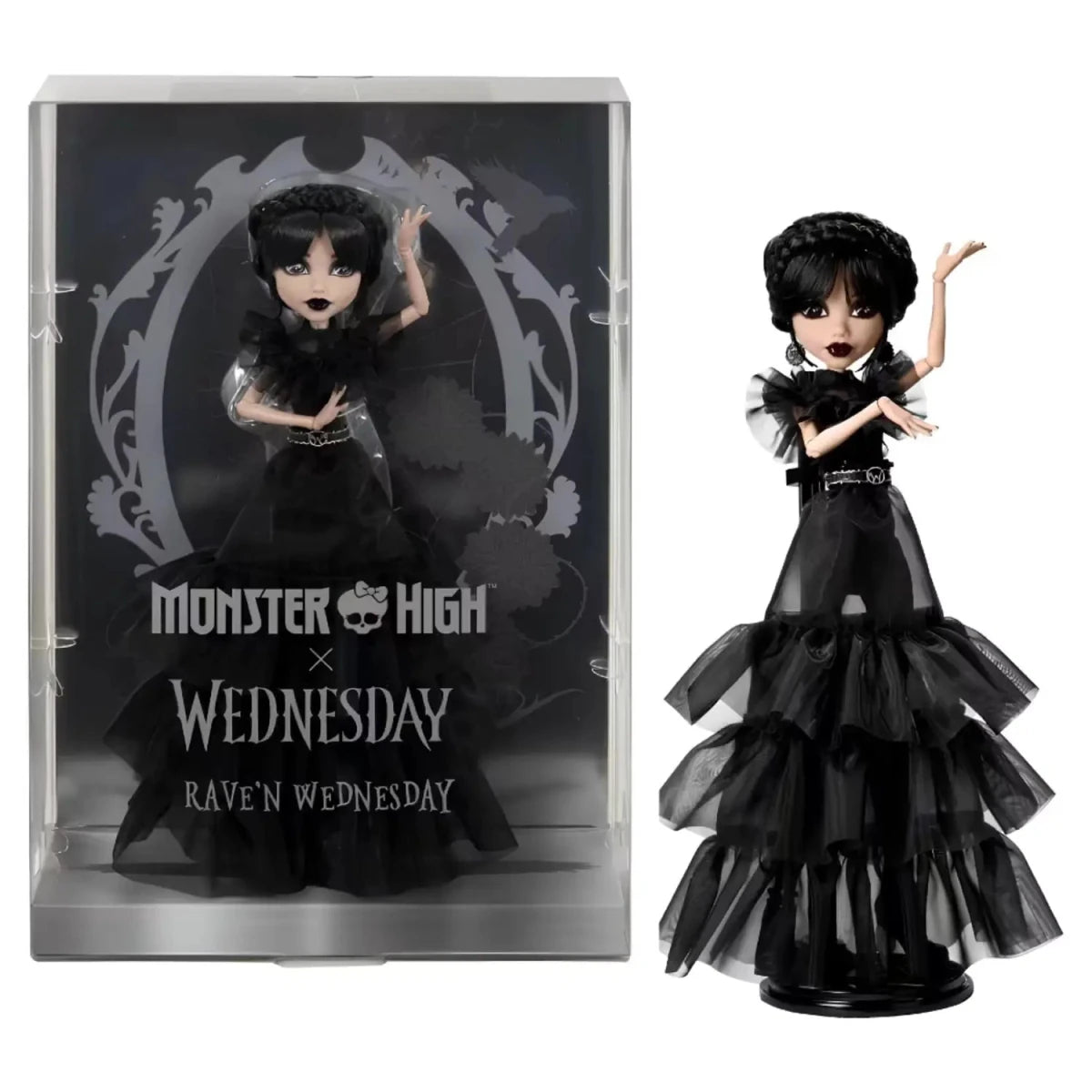 Monster High Wednesday Balo Elbiseli Bebek HXJ03 - Roket Oyuncak