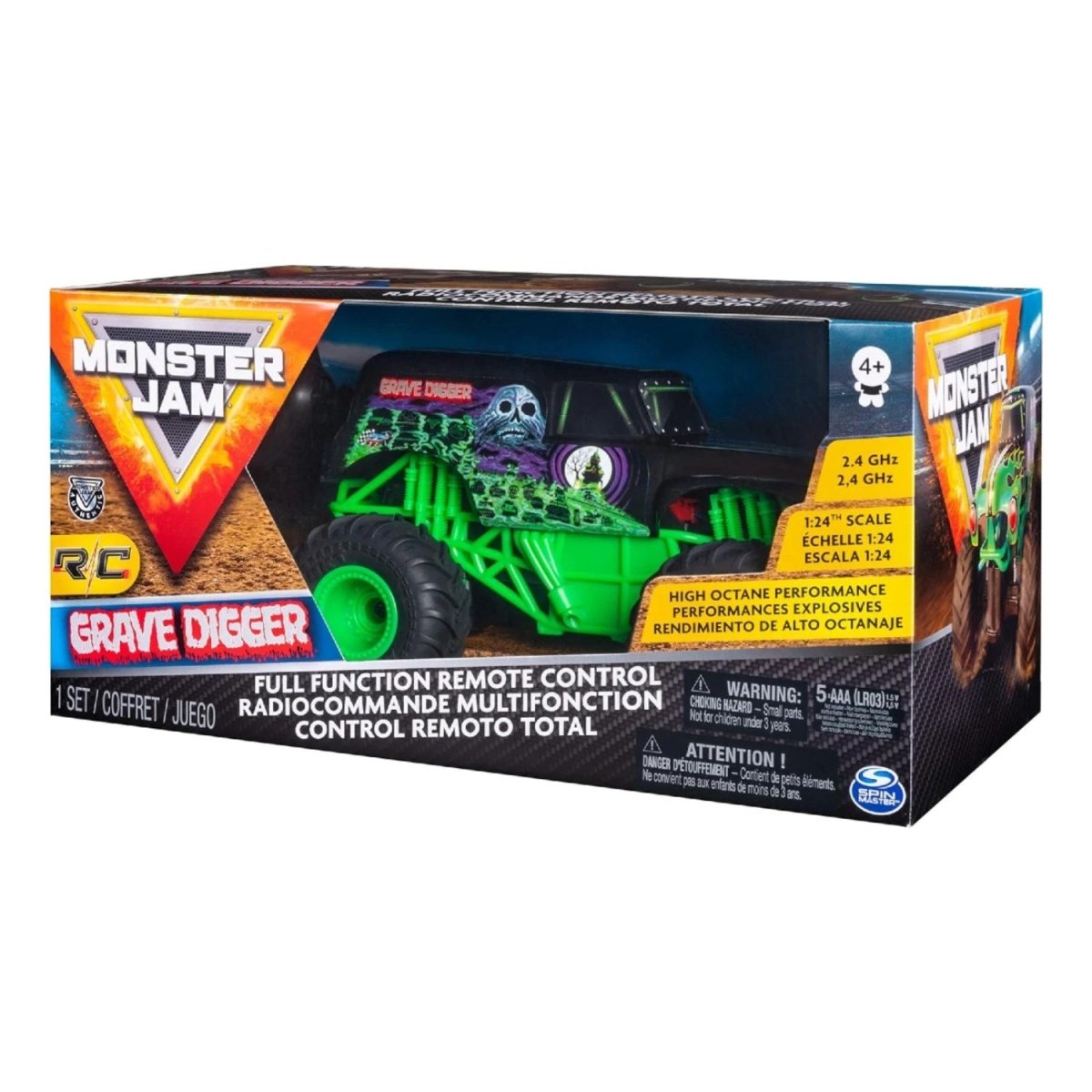 Monster Jam Grave Digger Uzaktan Kumandalı Araba 6044955 - Roket Oyuncak